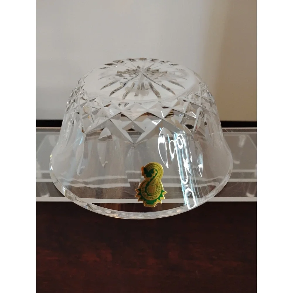 Waterford Crystal Small Nut Candy Bowl Handmade Ireland Cut Glass 4 Inch